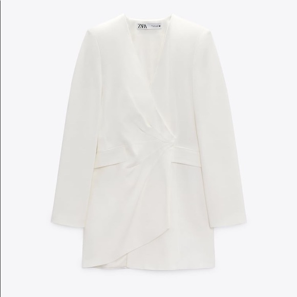 Zara Draped Blazer Dress - Picture 12 of 16